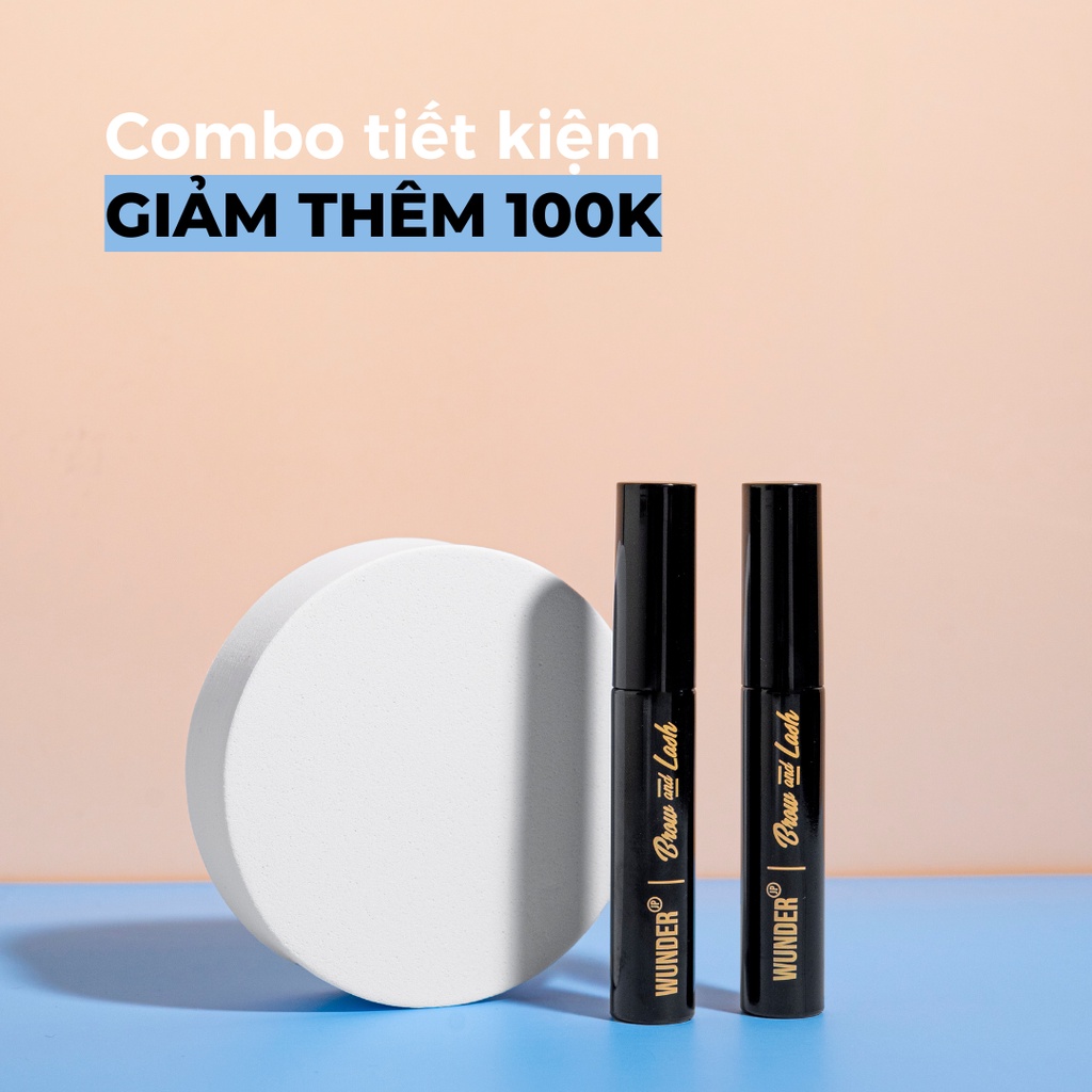 Combo tiết kiệm - 2 serum kích mọc lông mày, mi Wunder Brow&amp;Lash