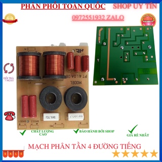 Combo 2 - mạch phân tần 4 loa ad - 2 bass 1 mid 1 treble - giá 2 mạch