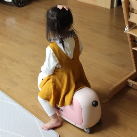 Valy xe kéo Bontoy_ chó Jolie hồng