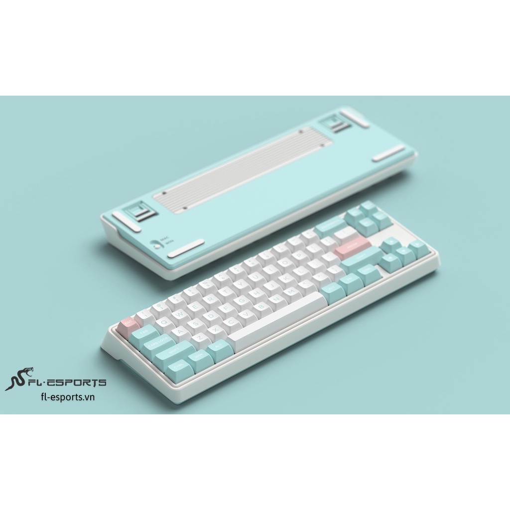 Bàn phím cơ FL-Esports CMK68 SAM Marshmallow 3 Mode - Hàng chính hãng