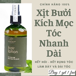 Xịt tóc, Tinh dầu bưởi, Xịt bưởi Vijully chính hãng, kích mọc tóc, giảm rụng tóc, dưỡng tóc, chăm sóc tóc, xịt mọc tóc