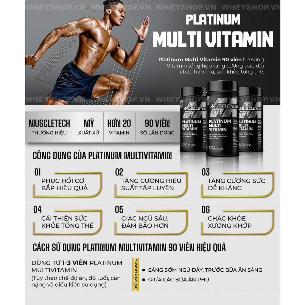 Viên uống bổ sung vitamin tổng hợp Platinum Multi Vitamin