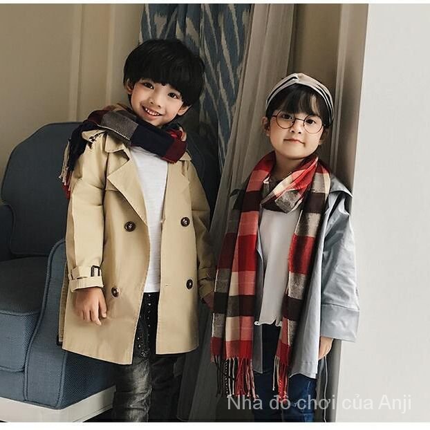 Autumn And Winter Korean Fashion Wild Cashmere Scarf Children Wild Warm Fashion