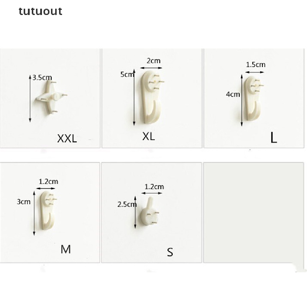 [Hàng mới về] Set 10 móc treo khung ảnh gắn tường không để lại dấu vết tiện dụng