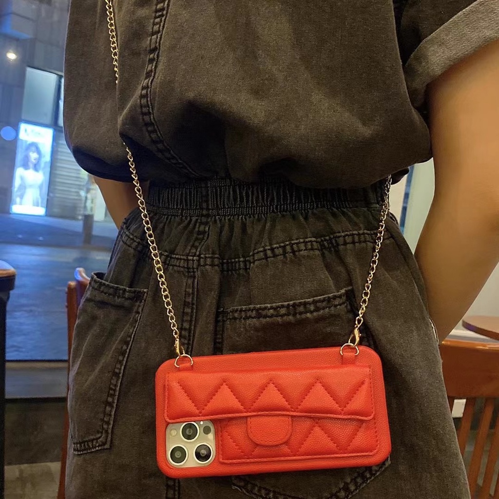 Ốp Điện Thoại In Logo Thương Hiệu Lớn Có Dây Đeo Cho Apple Iphone 14i12 iPhone13promax i11 X / XR / XS AMAX 7 / 8PLUS