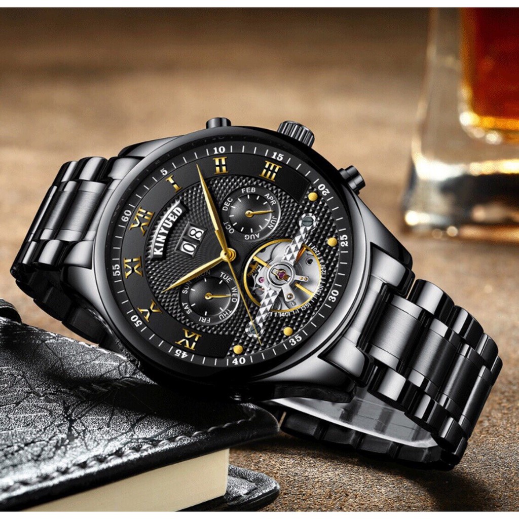 Đồng Hồ Kinyued Nam Máy Chạy Cơ Chính Hãng Full Box Dây Thép | BigBuy360 - bigbuy360.vn