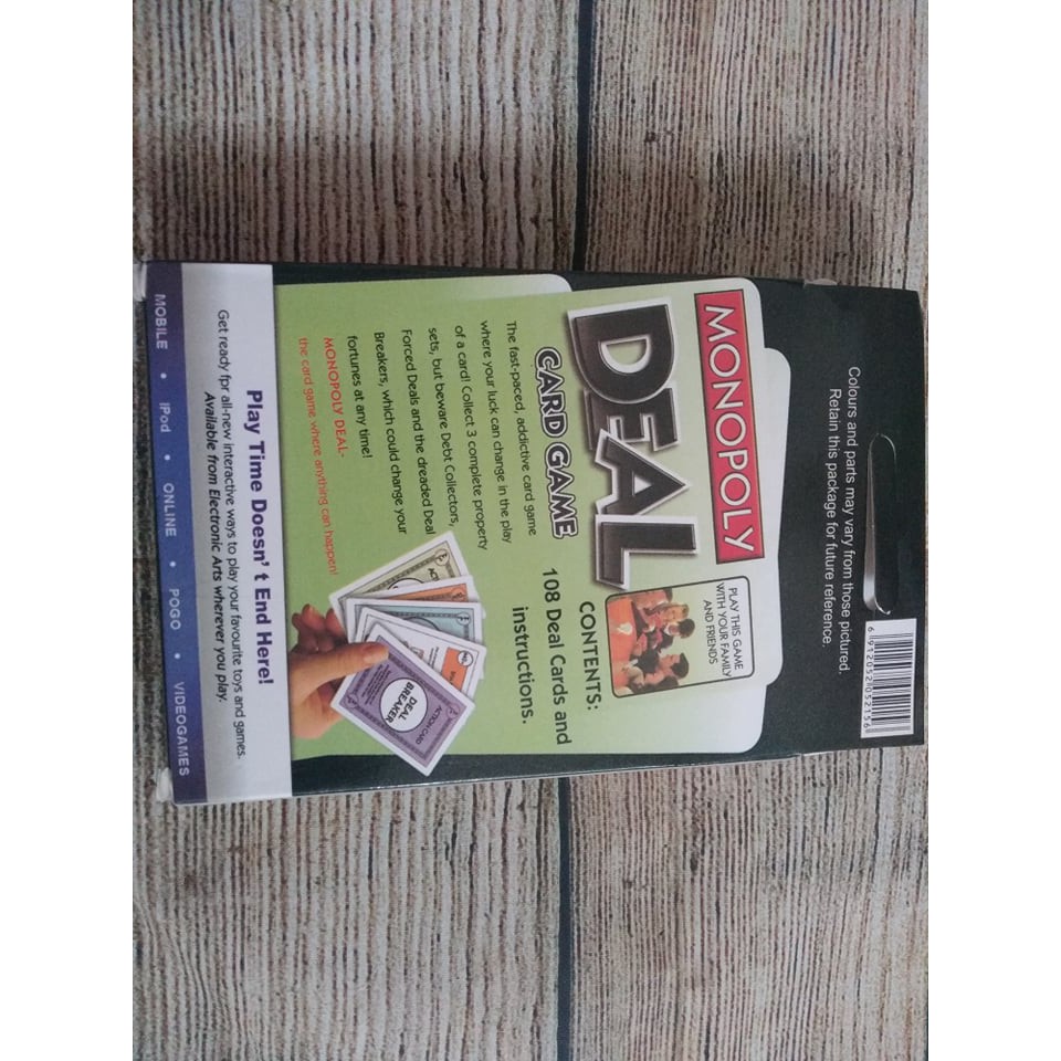 TRÒ CHƠI CỜ TỶ PHÚ DẠNG THẺ- MONOPOLY DEAL -