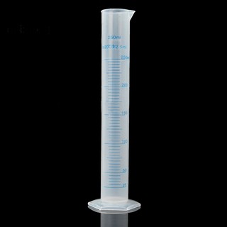 daixiong 100/250ml Plastic Measuring Graduated Cylinder Liquid Lab Test Experiment Cup