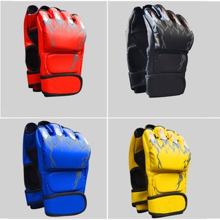 HOT 2021|  Găng tay tập võ đấm bốc hở ngón ⚡FREESHIP⚡ Bao tay MMA đấm bao cát tập Muay Thai giá rẻ