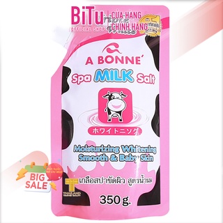 Muối tắm tẩy tế bào chết chiết xuất sữa bò a bonne spa milk salt 350g