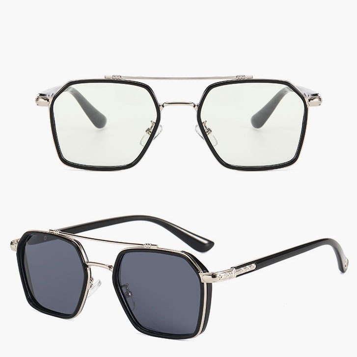 Kính Mát Gọng Vuông Chống Ánh Sáng Xanh Thời Trang Cho Nam Nữ | BigBuy360 - bigbuy360.vn