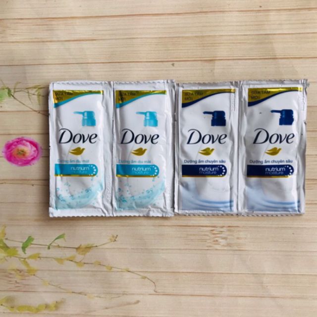 10 gói sữa tắm Dove