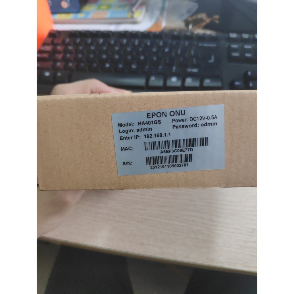 Cổng kết nối tín hiệu mạng FTTH EPON ONU