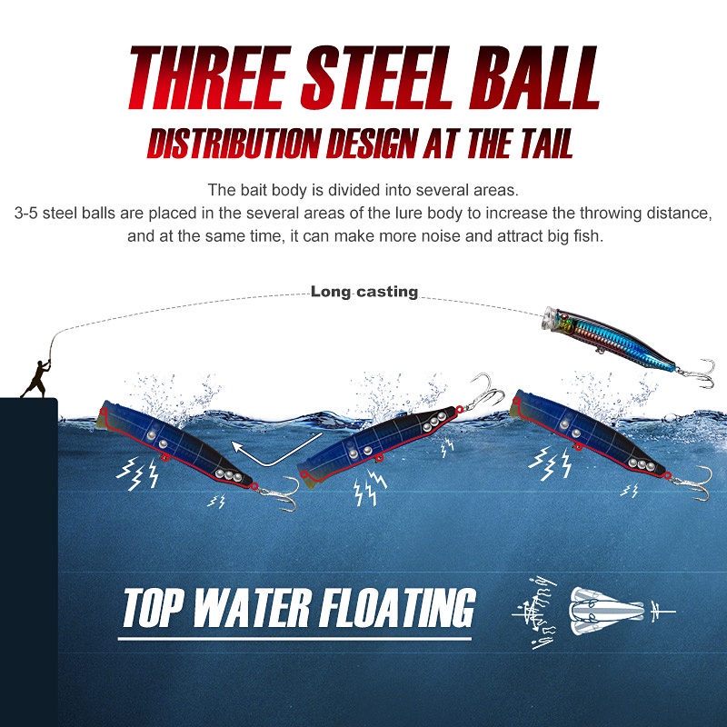 Mồi giả câu cá 100mm/19g 120mm/29g NBL9246