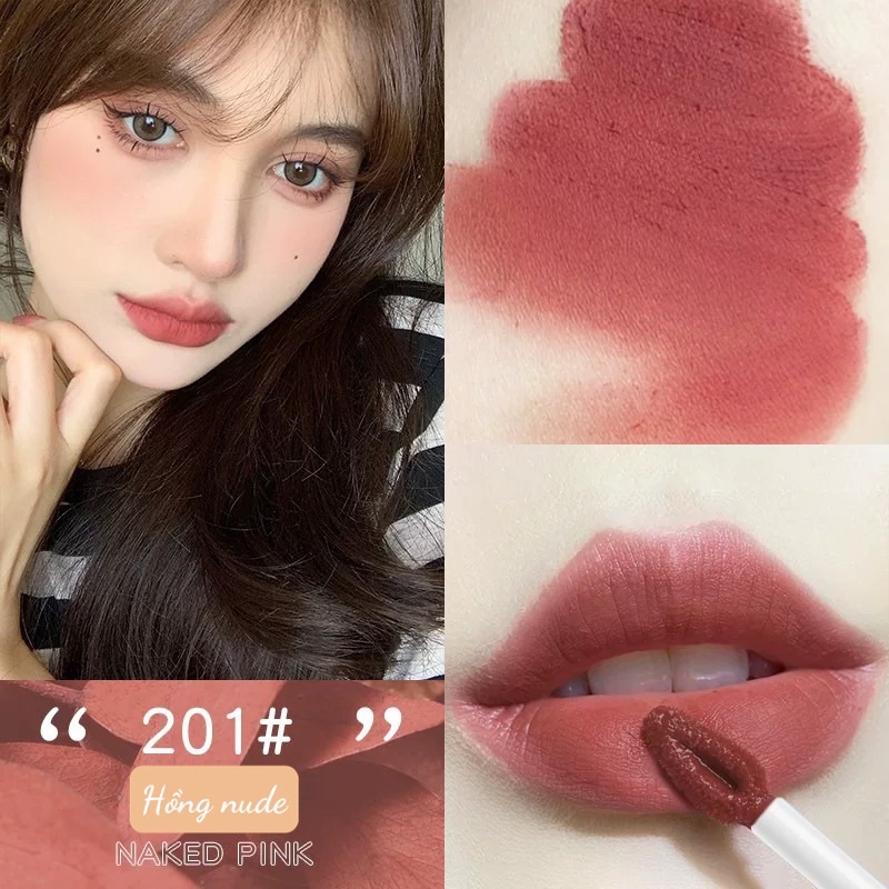 🎁Son tint lì Wodwod  hồng lì mẫu mới bảng son đa dạng chất son lì nhiều dưỡng mềm môi dễ lên màu chuẩn y hình