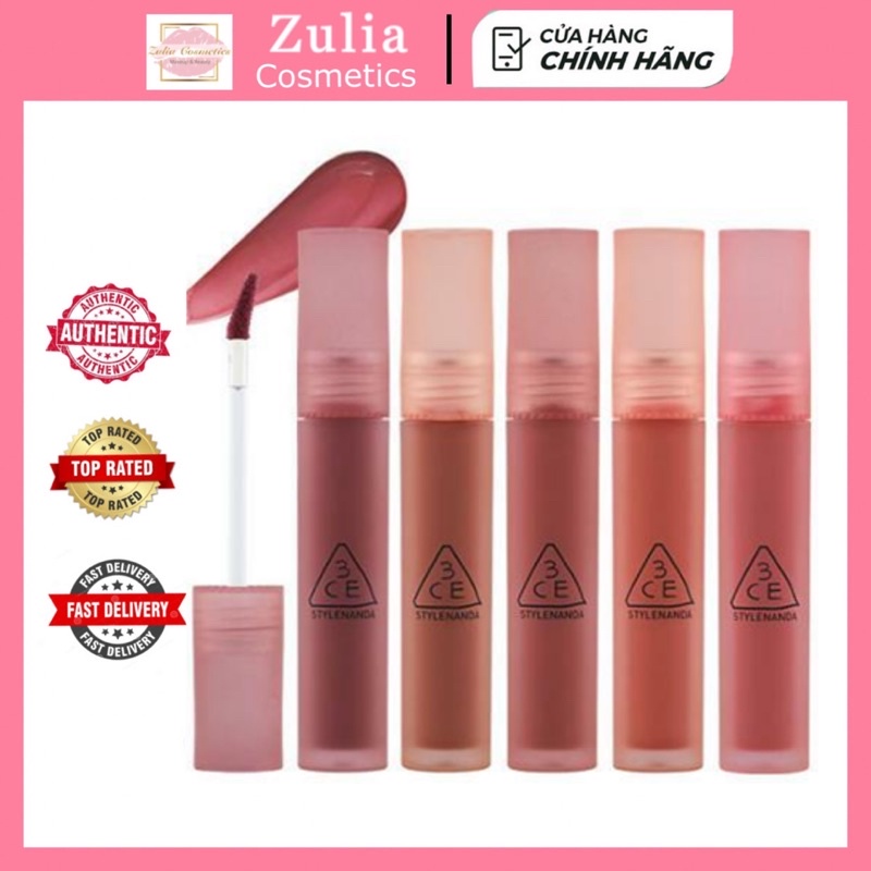 [FREE SHIP] Son 3CE Blur Water Tint Hiệu Ứng Viền Môi