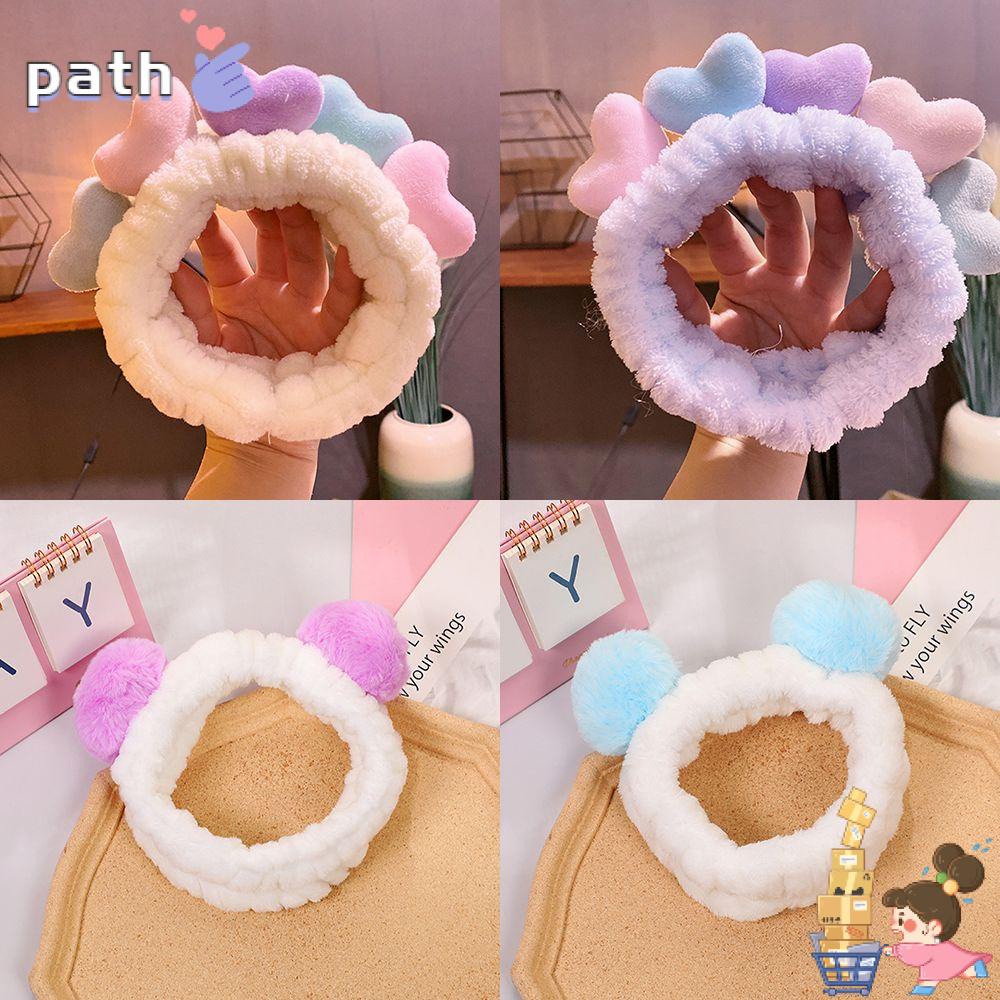 Băng Đô Nhung Rửa Mặt Co Giãn Đáng Yêu Chống Trượt Kiểu Hàn Quốc Cho Nữ