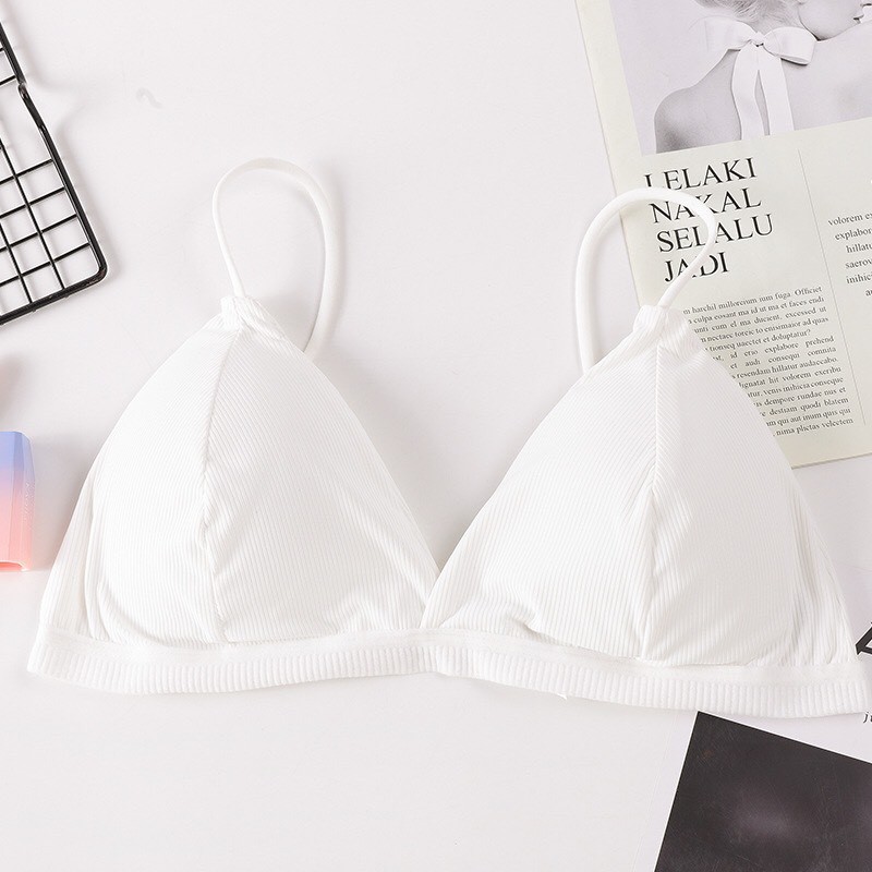 Áo ngưc, áo lót bra 2 dây mỏng manh trẻ trung, bralette cotton quyến rũ, Leblur | WebRaoVat - webraovat.net.vn