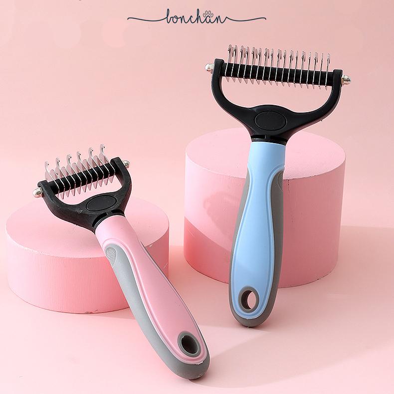 Lược cho chó mèo - Lược bàn cào cắt lông rối cho chó mèo lông dài