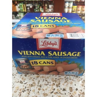Xúc xích Libbys Vienna Sausage thùng của Mỹ - Cung cấp dưỡng chất thiết