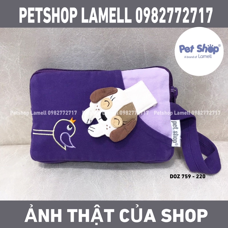 Bóp ví cầm tay PETSHOP chứa điện thoại, vật dụng - DOZ 759