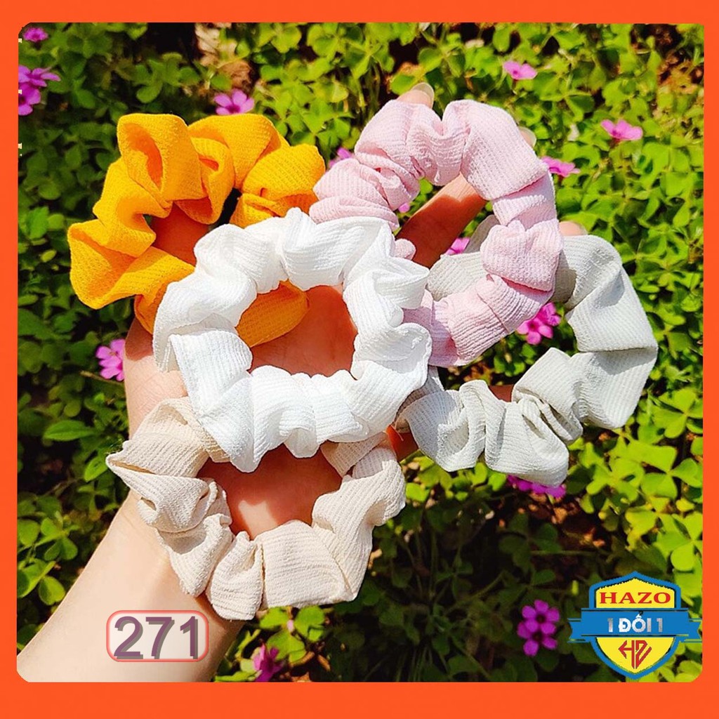 BUỘC TÓC VẢI 271 CHIFFON THỜI TRANG NHIỀU MÀU HOT TREND