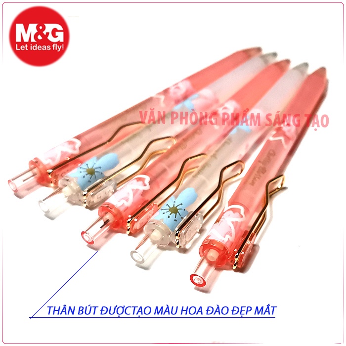 Combo bộ 3 sản phẩm bút chì kim, ruột chì và tẩy Sakura | Hoa anh đào hàng chính hãng M&G
