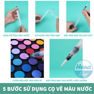 Cọ vẽ màu nước Memory cao cấp Đủ size cho bạn lựa chọn