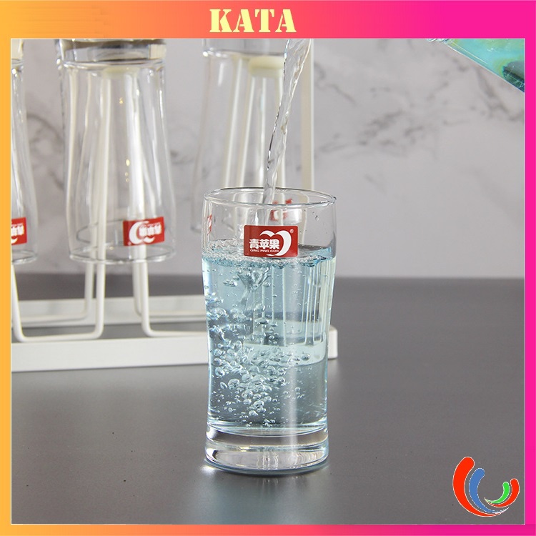 Cốc Thủy Tinh Uống Bia Đẹp Chất Lượng Cao Deli ES6024 Dung Tích 220ml