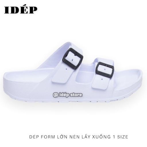 Dép siêu nhẹ 2 quai khuy Unisex nam nữ chất EVA đi mưa chống nước (Form lớn) Maipy -  DL165