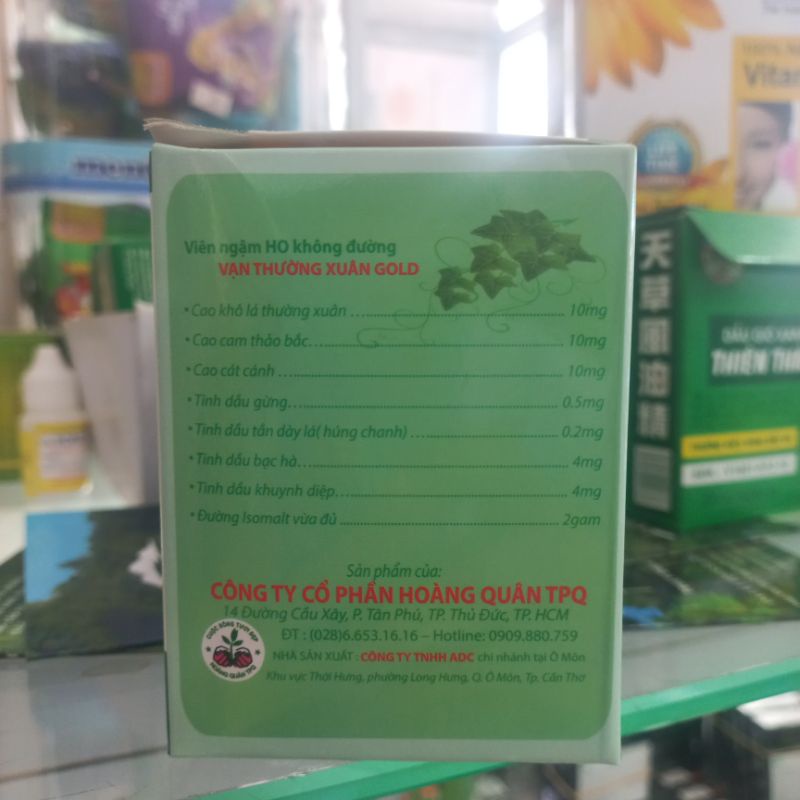 Kẹo Ngậm không đường Vạn Thường Xuân an toàn cho mẹ và bé hộp 80 viên