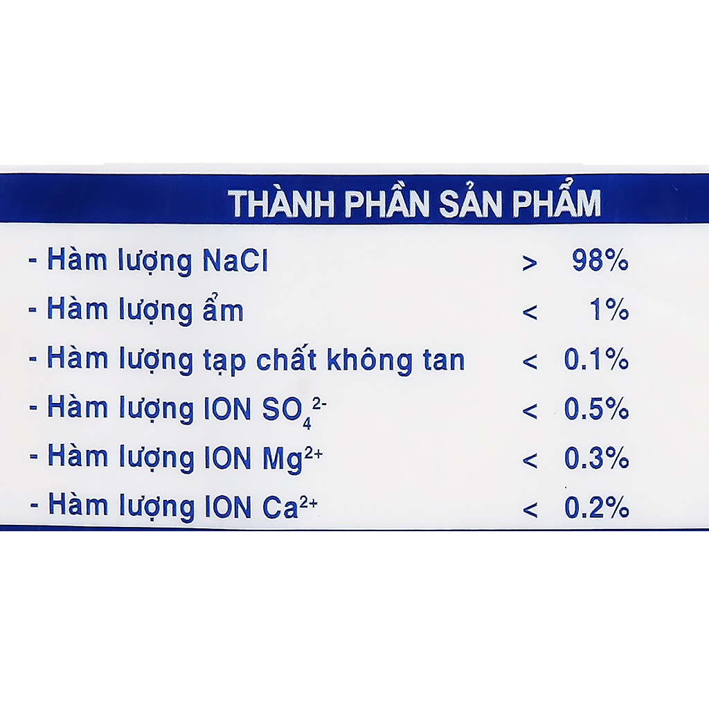 Muối tinh sấy Bạc Liêu 500g