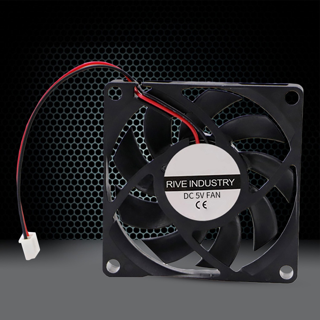 Quạt tản nhiệt Dc7015 Dc 5v 12v 24v 7cm không ồn tiện lợi cho phòng nhà