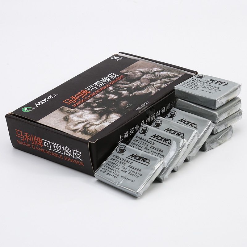 Gôm tẩy đất sét Marie's loại mềm dẻo có thể nhào nặn