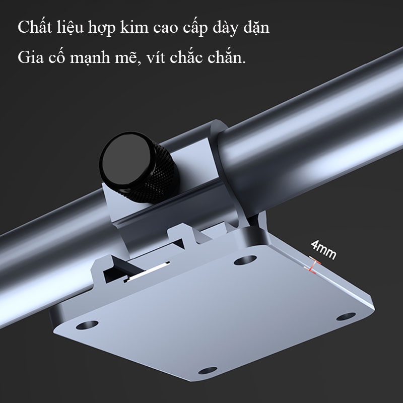 Bộ Pat gắn thùng - Pat rọng cá - Pat chống cần - Pat khay mồi - Pat đèn - Pat Ô chất liệu hợp kim Rice Fishing LK-20