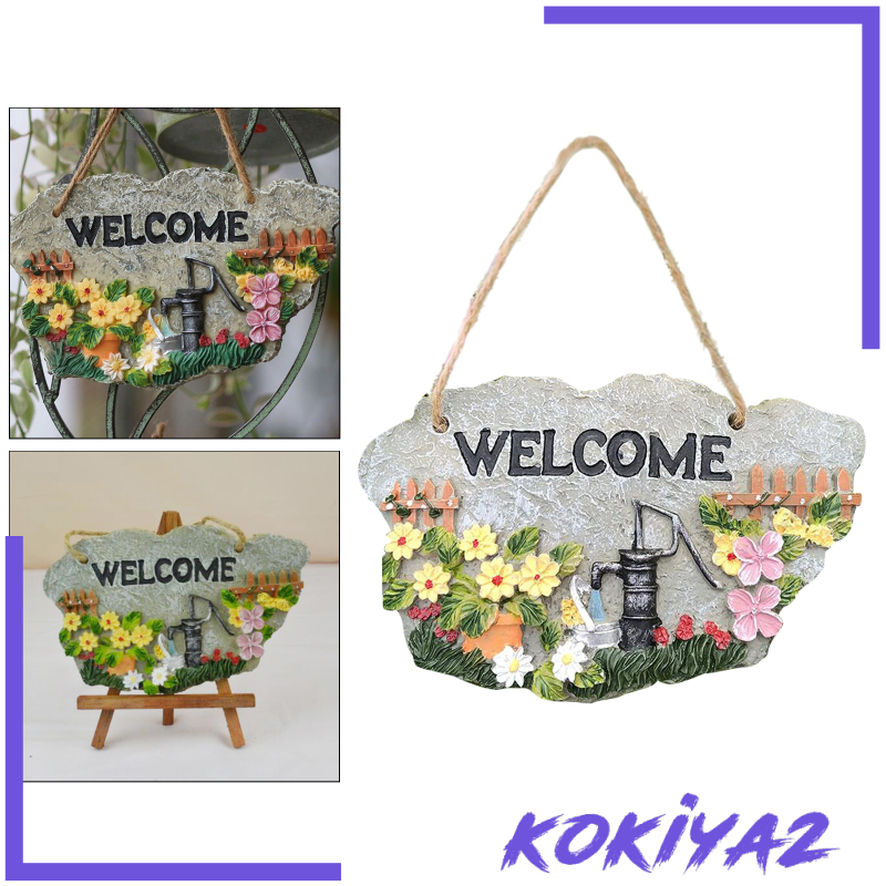 Door Welcome Sign Decorative Front Door Patio Garden