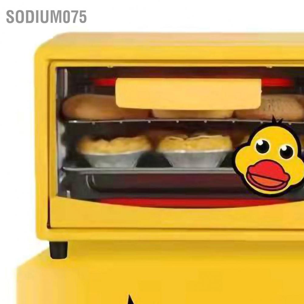 Có thể bán buôn Lò nướng mini 12L 700W Mặt bàn Đa năng hoa văn dễ thương cho bếp gia đình Sodium075 Hàng giao ngay