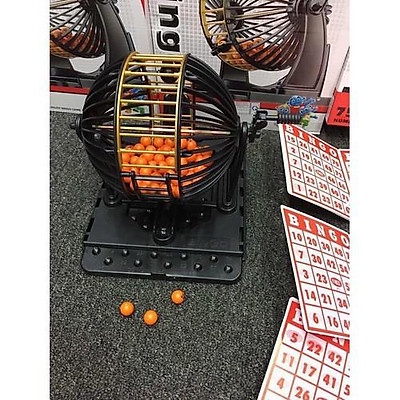 Đồ chơi quay sổ xố Bingo Loto loại to 90 số Chuột Vàng 28