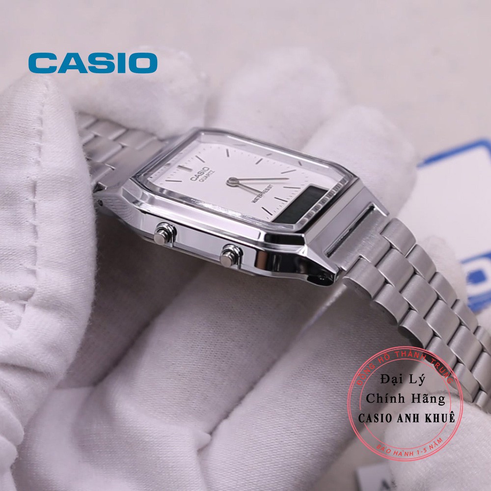 Đồng hồ Unisex Casio Vintage AQ-230A-7DHDF dây kim loại