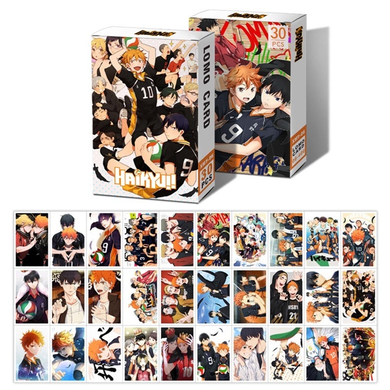 Set 30 ảnh lomo Anime Haikyuu Lomo My Hero Academia Attack on Titan