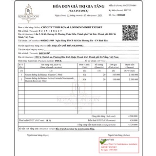 (NHẬP KHẨU CHÍNH HÃNG) Serum Balance Active Formula Vitamin C