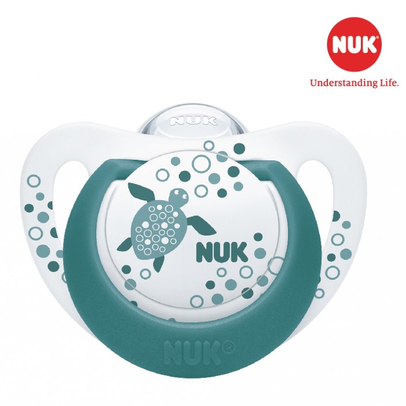 Bộ 2 ti giả NUK silicone Genius 0-6m, 6-18m