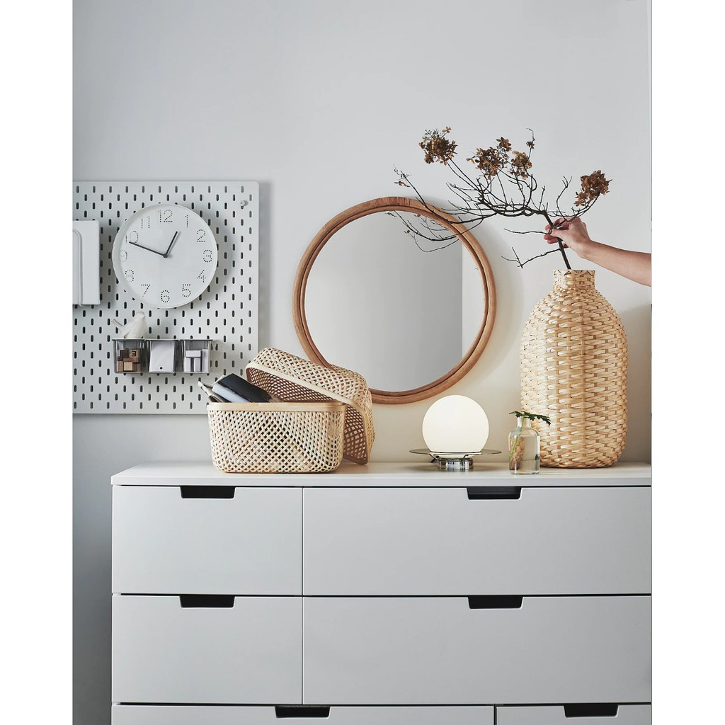 Đồng hồ IKEA TROMMA trắng mẫu mới