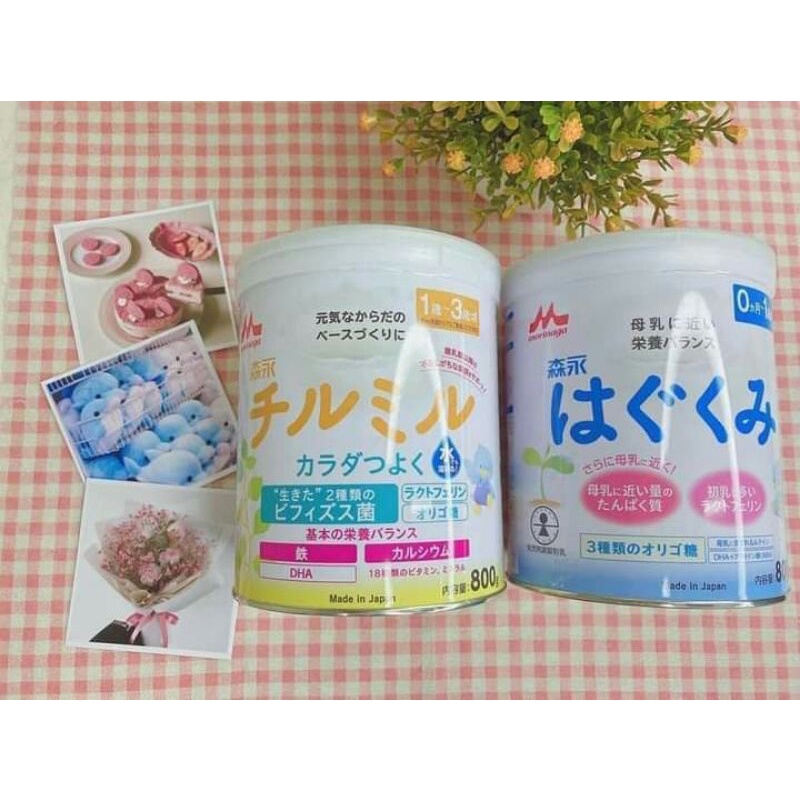Sữa Morinaga lon nội địa Nhật