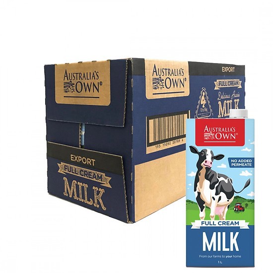 [SenXanh Emart] Thùng 12 Hộp Sữa AUSTRALIA'S OWN 1L - Sữa OWN Úc Nhập khẩu