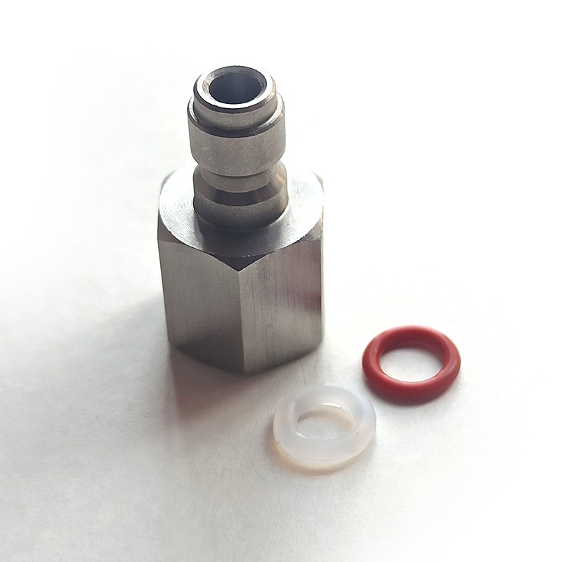 2 chiếc một gói Ống Bơm Hơi CO2 Bằng Thép Không Gỉ 8MM Chuyên Dụng