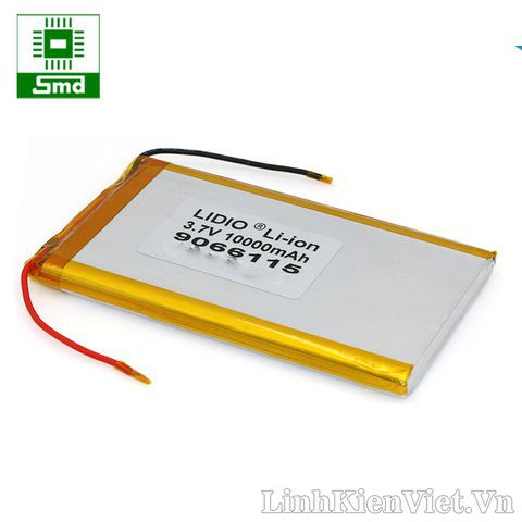 Pin Lithium-Polymer 3.7V 10000mAh 1260100 mới 100% Chuẩn dung lượng