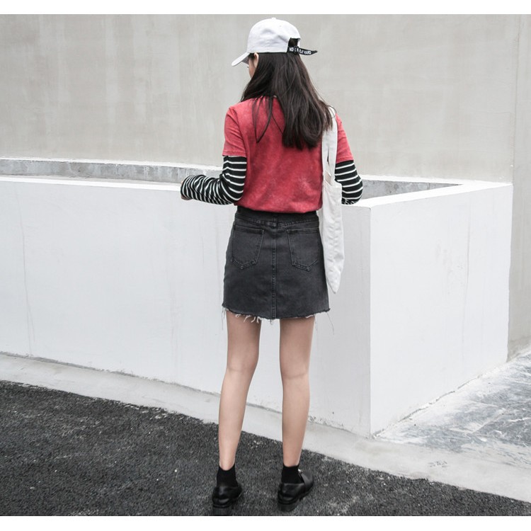 Chân váy bò dáng ngắn cá tính (ORDER) | BigBuy360 - bigbuy360.vn