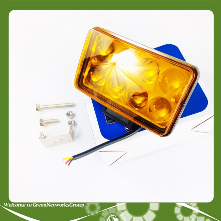 Đèn Trợ Sáng CYT 8 Bóng LED Pha Ánh Sáng Vàng Dành Cho Mô Tô, Xe Máy Greennetworks