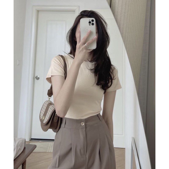 (hàng sẵn) Áo thun áo phông cổ tròn basic 46 Dorastyle | BigBuy360 - bigbuy360.vn